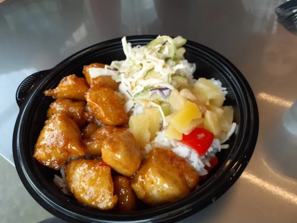 Orange Chicken Rice Bowl